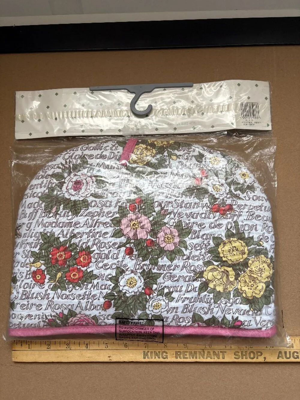 National Trust For Scotland Tea Cosy Teapot Cover Historic Roses Cotton Made UK